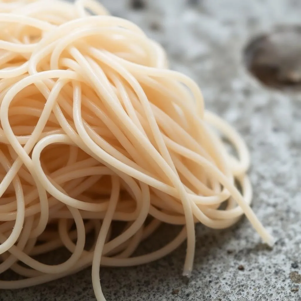 1.5mmに切られたさらしな麺